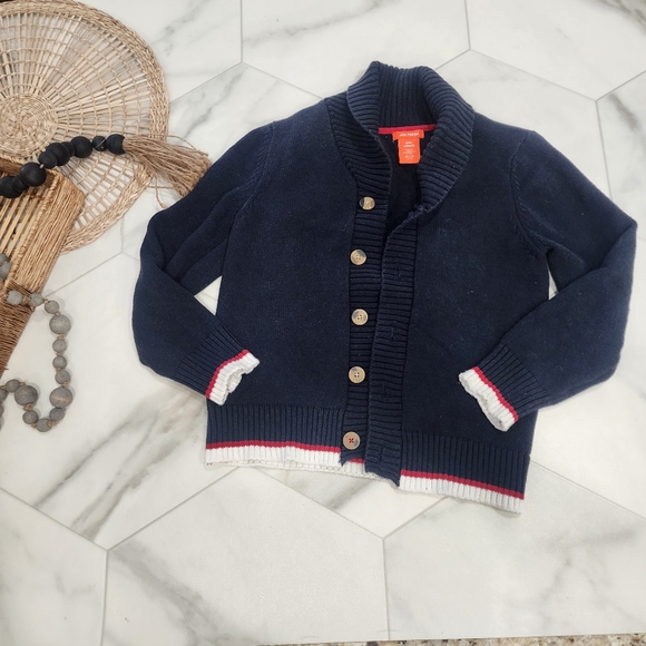 [ JOE FRESH] boys size Medium,( 7-8) long sleeve button down cardigan jacket. - Picture 14 of 16